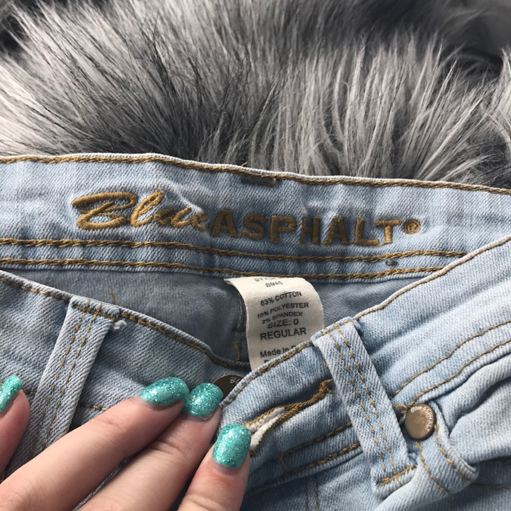 NEVER WORN BLUE JEANS